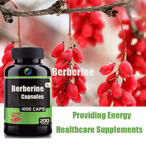 แคปซูลออสเรซอน เบอร์เบอรีน ไฮโดรคลอไรด์ ผลิตภัณฑ์เสริมอาหารแบบ OEM เบอร์เบอรีน <span class=keywords><strong>HCL</strong></span> ธรรมชาติ 400 มก. 500 มก. แคปซูลเบอร์เบอรีน - Product Image 2