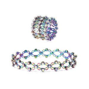 Fashion Shrink Ring Ein neues kreatives <span class=keywords><strong>Magic</strong></span> Stretch Ring verformbares Kupfer armband für Frauen - Product Image 6