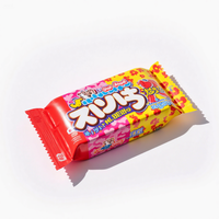 Rouleau de film en plastique d'emballage de biscuits bonbon personnalisé assortis de couleur de largeur et de longueur avec empreinte de logo pour les bonbons de biscuits individuels