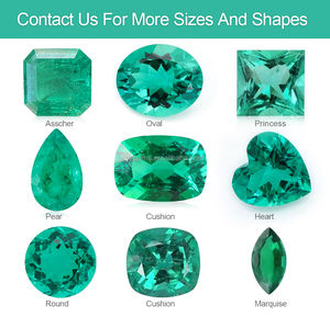 Meistverkaufte Hochwertige OCT Step Cut Labor-Gezüchtete Sambia-Smaragdsteine Gute Qualität Hydrothermaler Smaragd Synthetischer Loser Edelstein - Product Image 5