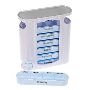 14-Slot Weekly Pill Case Day & Night Medication Storage Organizer - Product Image 2