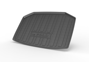 Articolo Principale di Fabbrica OEM/ODM: Tappetino <span class=keywords><strong>per</strong></span> Bagagliaio Auto in TPV Resistente alle Macchie con Texture Fibra di Carbonio <span class=keywords><strong>per</strong></span> Volkswagen Polo - Product Image 2