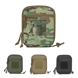 กระเป๋าอุปกรณ์ยุทธวิธีขายดี ผ้าไนลอน สีพื้น ทนทาน ขยายได้ แบบโมดูลาร์ Molle Pouch สำหรับเสื้อกั๊กยุทธวิธี - Product Image 4