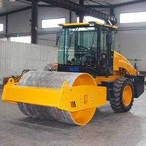 Rouleau de route à tambour unique de 10 tonnes grand compacteur de rouleau de route d'asphalte robuste moteur Huade rouleau de vibrateur motorisé - Product Image 1