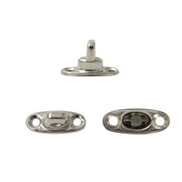 Fermoirs à torsion SNOWL Dot, fermoirs à torsion et œillets assortis, quincaillerie marine