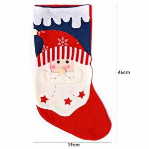 Calcetín de Navidad Santa Claus Candy Gift Bag Árbol Colgante Decoración Suministros <span class=keywords><strong>Necesarios</strong></span> Hogar Festival Decoración <span class=keywords><strong>Gadgets</strong></span> - Product Image 1