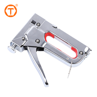 3 in 1 Heavy Duty A3 Steel Manual Gs Staple Adjustable 4-14mm U-Shape Nail Staples Gun for Wood