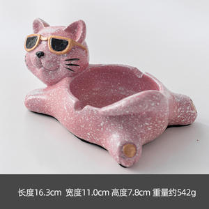 Posacenere a forma di <span class=keywords><strong>gatto</strong></span> creativo personalizzato in ceramica all'ingrosso unico per <span class=keywords><strong>il</strong></span> fumo - Product Image 6
