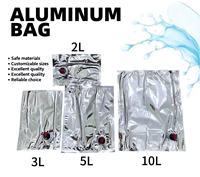 Bolsa Aséptica BIB de 10L con Válvula para Vino, Café, Té, Jugo, Bebidas, Vodka, Cerveza, Dispensador, Envasado con Grifo