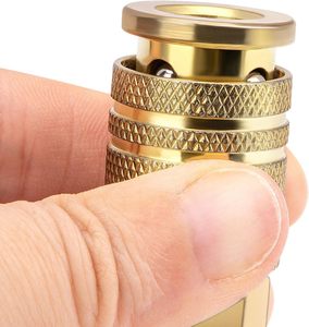 2 пары 1/4 "NPT M-Style высокопоточные латунные быстросоединительные фитинги для воздушных шлангов новые промышленные соединители для воздушных компрессоров OEM - Product Image 4