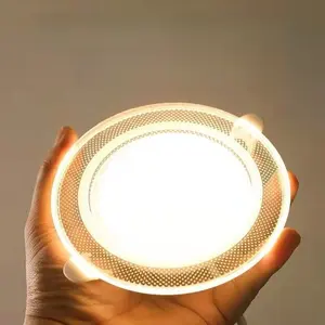 Ventes directes d'usine LED ultra-mince rond lumière guide conseil plafonnier downlight projecteur pour salon chambre bureau