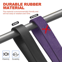 Set de Bandas Elásticas de Resistencia para Ejercicio en Casa Equipo de Gimnasio Fitness Cintas de Goma para Entrenamiento Pesado y Pull-ups