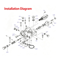 Regulador Original para Excavadora Serie -10 Sin Válvula Solenoide, Hecho en China