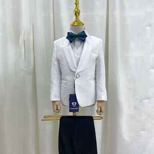 Costume Slim Fit <span class=keywords><strong>Garçon</strong></span> Gris Anthracite Ensemble 3 Pièces <span class=keywords><strong>Veste</strong></span> Gilet Pantalon Moderne Adolescent Confirmation Entretien - Product Image 1