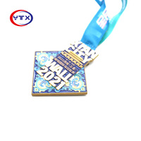 Médailles créatives pour événements sportifs, logo personnalisé, marathon international Great Wall, médailles commémoratives en alliage de zinc, vente en gros sur mesure