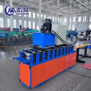 เครื่องขึ้นรูปแผ่นโลหะแบบม้วนควบคุมด้วย PLC อัตโนมัติ พร้อมเกียร์บ็อกซ์และปั๊มสำหรับทำแผ่นหลังคาและผนัง - Product Image 4