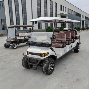 รถกอล์ฟไฟฟ้าโครงเหล็กความแข็งแรงสูง5-6ที่นั่งความเร็ว30-50กม./ชม. ดีไซน์แบบมืออาชีพจากผู้ผลิตจีนที่น่าเชื่อถือ - Product Image 2