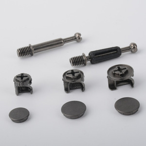 Conectores de Muebles Innovadores 2 en 1 y 3 en 1, Tornillos Ajustables Rápidos de Hierro y Plástico, Herrajes al por Mayor para Gabinetes - Product Image 1
