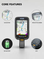 Xoss Nav Pro Factory Direct Beidou GPS Layar Warna 2.4 Ringan 76g Komputer Sepeda Navigasi Pintar untuk Bersepeda