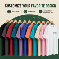 T-shirt en coton personnalisable par sublimation, 300 g/m², style vintage, 260 g/m², doux, couleur unie, confortable, unisexe, respirant, décontracté, pour l'été