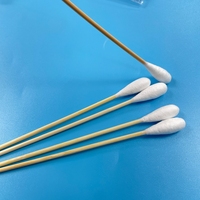 Cotton Bud Bambu Ramah Lingkungan 150mm dengan Ujung 10mm - Sempurna untuk Kecantikan, Kerajinan, Laboratorium, dan Pembersihan Umum