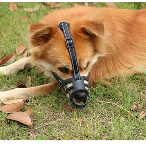 Bozales para Perros al por Mayor, de TPR Suave y Nailon Transpirable, Ajustables, Anti-Ladridos y Mordeduras, <span class=keywords><strong>Protector</strong></span> Bucal para Perros - Product Image 4