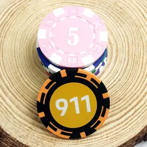 Fabriek Groothandel Casino Abs Plastic Klei Custom Keramische Pokerchips