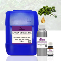 Huile essentielle naturelle pure de Litsea Cubeba Arôme d'agrumes longue durée pour diffuseurs domestiques