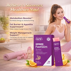 OKTW FastSlim Jelly Sticks Sabor <span class=keywords><strong>Naranja</strong></span>, Control de Peso, Acelerador del Metabolismo, Supresor del Apetito, 10 Sticks - Product Image 4