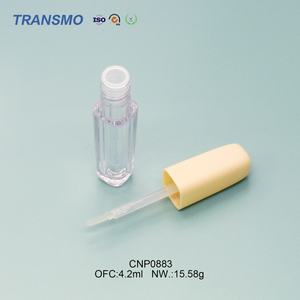 Conteneur de gloss à lèvres avec logo personnalisé, tubes de gloss à lèvres uniques en PETG - Product Image 3