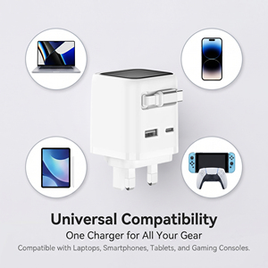 <span class=keywords><strong>Chargeur</strong></span> Super Rapide 70W PD GaN QC3.0 PPS pour iPhone <span class=keywords><strong>Samsung</strong></span> <span class=keywords><strong>Mac</strong></span> Vente en Gros OEM ODM <span class=keywords><strong>Chargeur</strong></span> Multi-Ports USB-C Type-C 70W PD GaN - Product Image 3