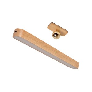 YONGZE Lumière de miroir en bois USB magnétique, bande lumineuse LED d'intérieur sans fil, lumière murale de couloir, lumière d'appoint pour miroir de maquillage - Product Image 6
