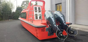 12 persone professionale in fibra di vetro rigido allagamento del motore fuoribordo 6.5t dislocamento 50-55 km/h velocità facile funzionamento - Product Image 4