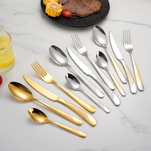 Chất lượng cao hiện đại thép không gỉ Flatware sang trọng dao kéo bạc Set cho nhà hoặc khách sạn nhà sản xuất bán buôn - Product Image 2