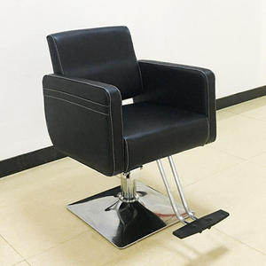 Sillón de Barbería Hidráulico, Silla de Estilismo para Salón, Asiento Tapizado para Estudio de Peluquería - Product Image 2