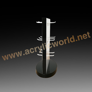 Présentoir rotatif en acrylique pour accessoires mobiles avec crochet en acrylique - Product Image 1