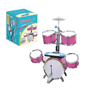 Jouet éducatif musical <span class=keywords><strong>Batterie</strong></span> électronique de jazz pour enfants avec piano et microphone - Product Image 1