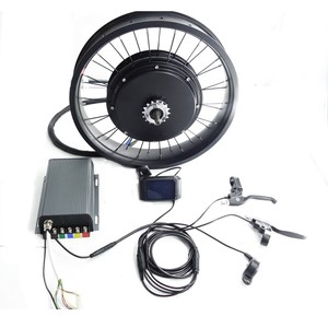 ชุดมอเตอร์ฮับซุปเปอร์ 72v 5000w สำหรับจักรยานไฟฟ้า MTX พร้อมแบตเตอรี่ลิเธียม 700C ระบบเบรกดิสก์ ราคาโรงงาน ประสิทธิภาพสูง - Product Image 2