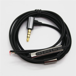 Cable de Auriculares Semiterminado con Micrófono, Nylon Suave TPE, 120cm, Accesorio de Audio - Product Image 2
