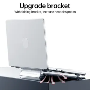 Penutup baru dengan dudukan untuk apple laptop macbook pro 2023 macbook air m1 m2 casing macbook transparan