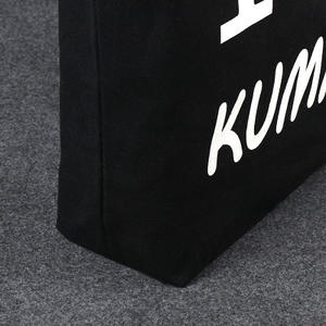 Custom RAW <span class=keywords><strong>gym</strong></span> zip tela <span class=keywords><strong>de</strong></span> lona orgánica Tote plegable bolsa <span class=keywords><strong>de</strong></span> compras <span class=keywords><strong>de</strong></span> algodón - Product Image 4