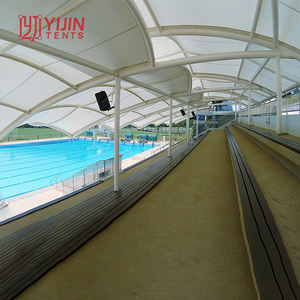 China Yijin Professioneel Product Pvdf Stof Trektent Zwembad Dakmembraanstructuur - Product Image 5