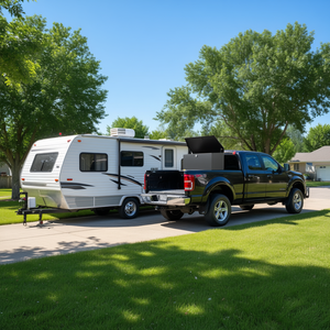 Boîte à outils Vevor en acier carbone robuste pour attelage de remorque, 36x12x12 pouces, avec clés de verrouillage, pour benne de pick-up et rangement de camping-car - Product Image 2