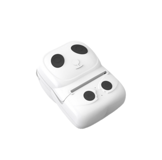 Cartoon Panda Design 2 Inches Pocket Photo Thermal Printer Handheld Receipt Label Printer