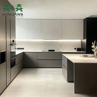 Meubles de cuisine et de salon sur mesure SLS, modernes, écologiques, durables et résistants à l'eau, en bois, avec tiroirs
