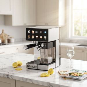 Anbolife Nouvelle machine à expresso et à café froid tout-en-un, cafetière 20 bars avec écran tactile intelligent et carafe à lait - Product Image 3