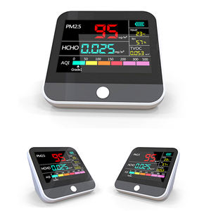 Mini testeur intelligent de qualité de l'air intérieur PM 2.5 PM10 PM1.0 mètre température humidité appareil de <span class=keywords><strong>mesure</strong></span> avec écran coloré HCHO - Product Image 2