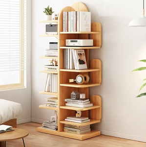 Đồ Nội Thất Nhà Và Trang Trí Kệ Sách Sàn Cao Bằng Gỗ Kệ Lưu Trữ Đơn Giản Nhỏ Giá Nhiều Lớp Hẹp Gỗ Tủ Sách - Product Image 3