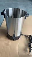 Percolateur à café en acier inoxydable 30 tasses Bouilloire électrique portable Cafetière