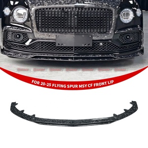 Pour Bentley Flying Spur 2020 - 2025, style MSY, lèvre avant en fibre de carbone sèche satinée, kit carrosserie, vente en gros, livraison directe - Product Image 4